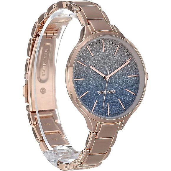 Women's Crystal Lens Gold Tone Not WaterResistant Bracelet Watch - Picture 3 of 7